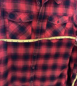 Red &amp; Black Flannel Shirt – Premium Cotton