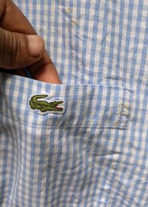 Lacoste Blue Checkered Shirt