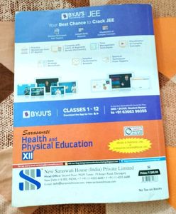 Physical Education Book For Class 12th