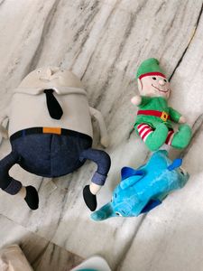 combo of soft toys