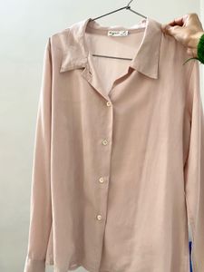 Agnes B. Pink Button-down Shirt