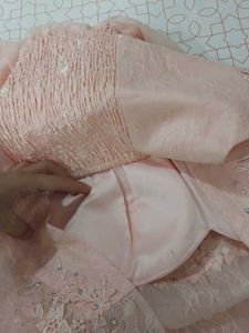 Elegant Pink Lace Dress