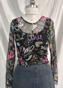 Pinteresty Mesh Top