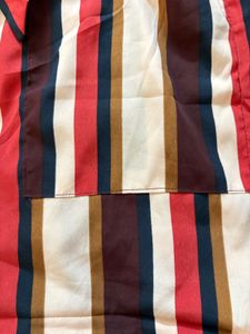 Striped Tie-Waist Shorts