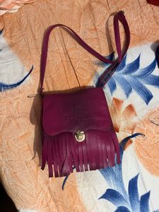 Pink Colour Hand Bag