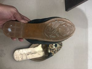 Embroidered Ethnic Mules