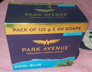 PARK AVENUE Premium Men&#39;s Soap Cool Blue Pack Of 4