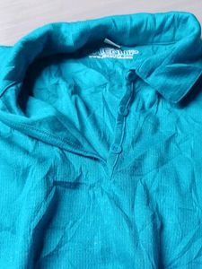 Collar T Shirt For Active/casual Wear
