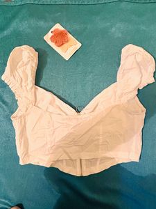 White Bustier Top!
