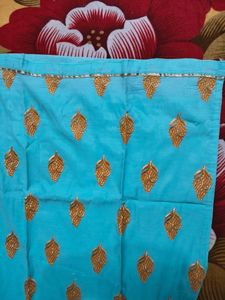 Sea Green Color Full Cotton Dress....