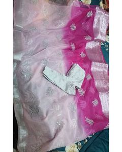 Party Wear Organza Saree