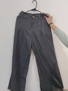 Wide Leg Denim Pants