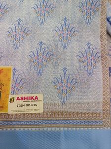 Pure Cotton Saree. With Tag. Blouse Incloded