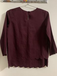 Dark Maroon Top