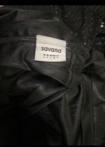 Sparkling Black Sequin Party Dress