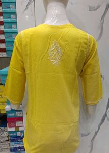 Lakhnavi Hand Embroidery Short Kurti