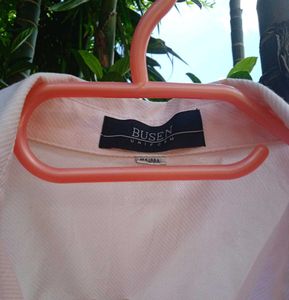 Pink Short Sleeve Button-Up Shirt