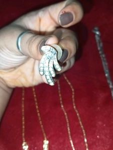 Combo Of 3 Chain, Earing With 1 Chain