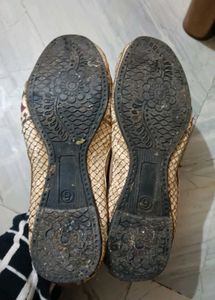 Embroidered Juttis with Bells