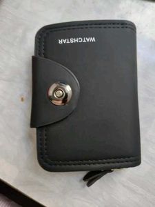 Slim Black Leather Wallet