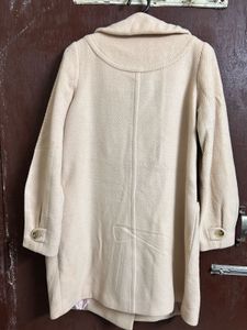 Elegant Beige Trench Coat (M)