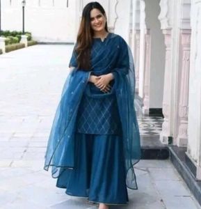 Elegant Blue Kurta Set