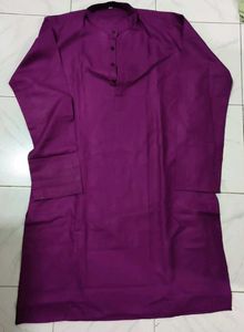 Purple Mandarin Collar Kruta