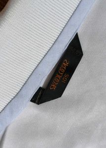 Skool Men White Polo Tshirt