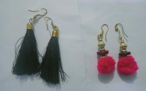 Tassel & Pom Earrings