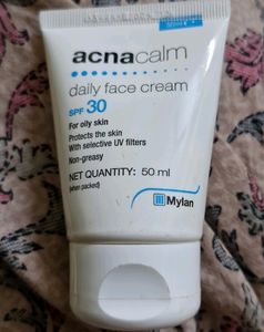 Acnacalm face cream + 30spf for oily skin