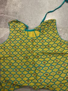 Teal Ethnic Skirt