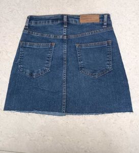 Denim Mini Skirt
