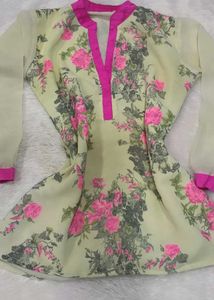 Pink Short Kurti 💕