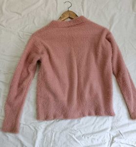 Fluffy Pink Cardigan