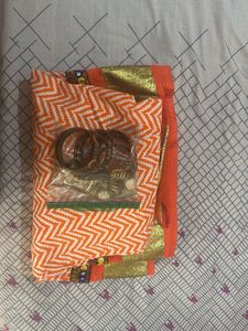 Lehenga Choli  with Bangles and Jewelry