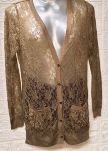 Floral Lace Brown 🤎 Top