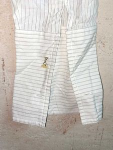 Ladies Formal Shirt Top Stripped