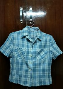 Crop Check Shirt
