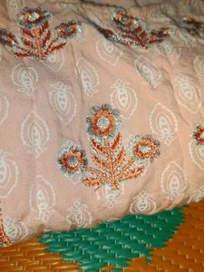 Baby Pink Anarkali For Women