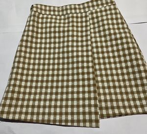 Gingham Mini Skirt