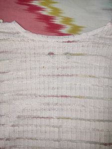 Baby Pink Net Baggy Top