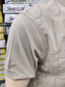 Patterned Polo &amp; Cargo Pants Set