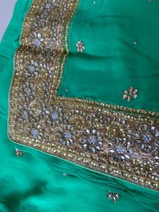 Sea Green Saree
