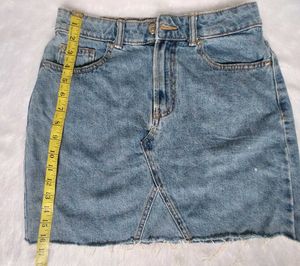 Denim Mini Skirt