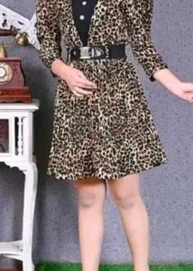 Cheeta Print Dress