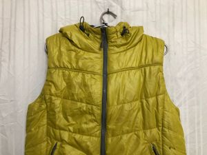 Basic House Yellow Sleeveless Jacket