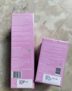 Face serum and toner