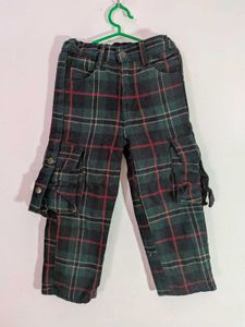 Plaid Cargo Pants