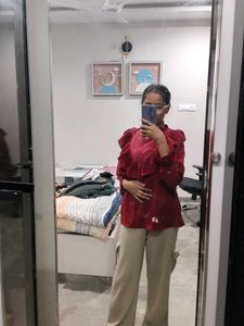 Red Colour Top