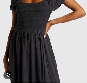 Black Smocked Dress